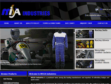 Tablet Screenshot of misjaindustries.com